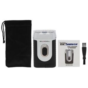 Bell + Howell Tac Shaver Wet/Dry 2 in 1 Shaver & Trimmer